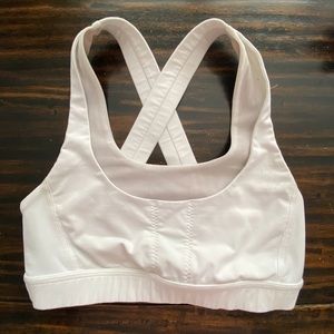 Lululemon white sports bra